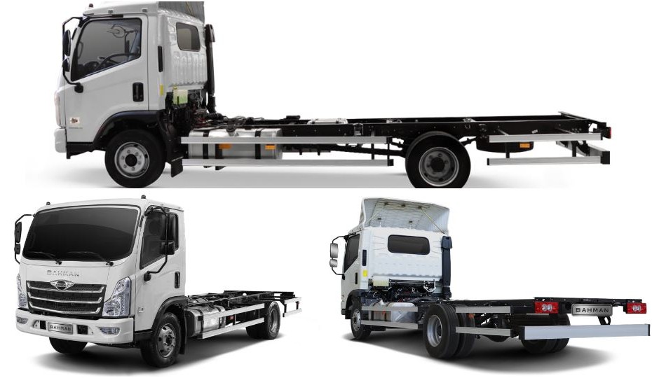 مقایسه ابعاد و مشخصات کامیونت فورس ۶تن و ۸ تن